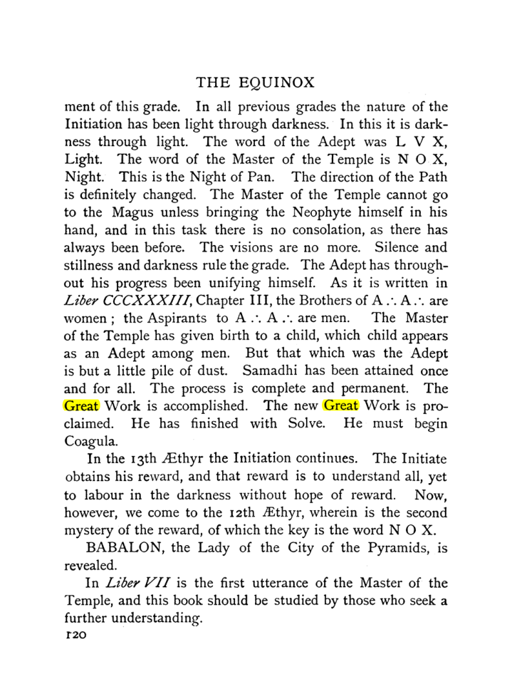 Original scan of The Equinox (Volume I, Number IX), PDF page 160
