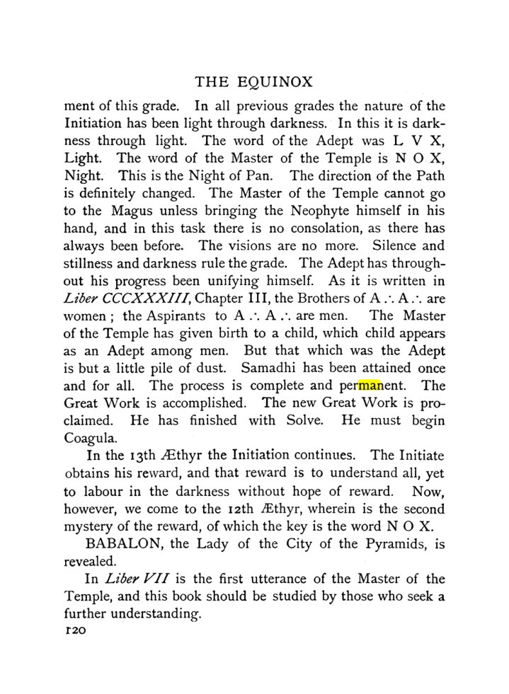 Original scan of The Equinox (Volume I, Number IX), PDF page 160