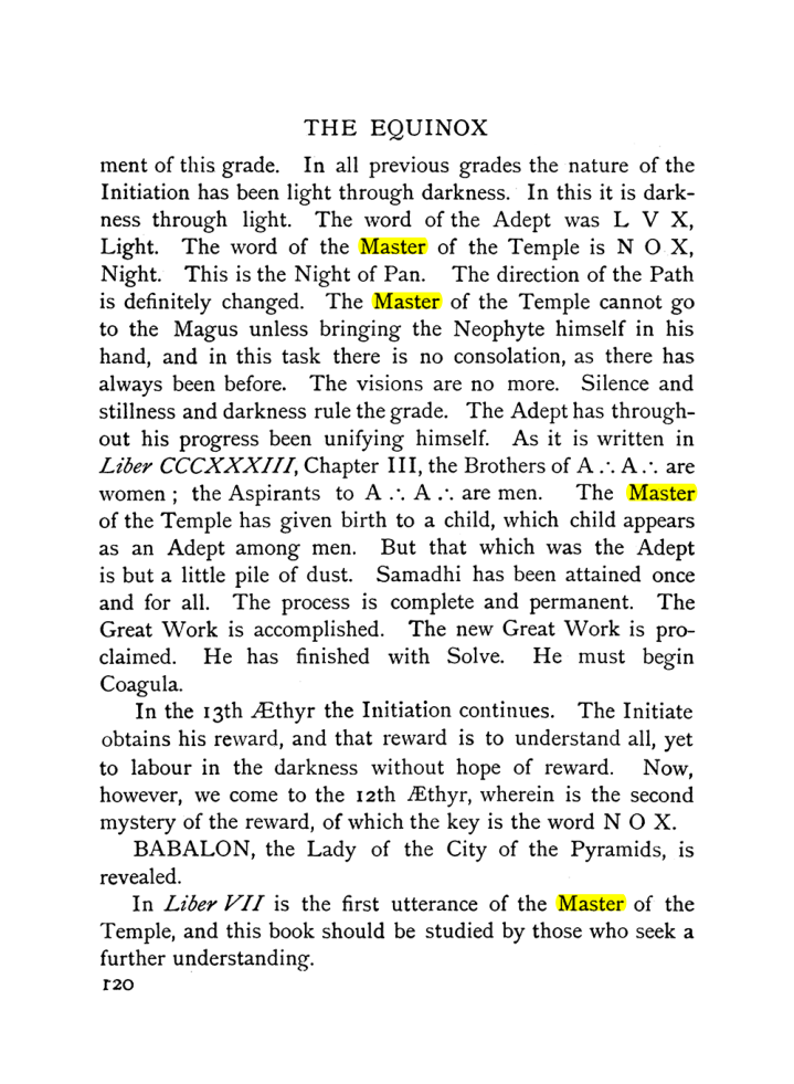 Original scan of The Equinox (Volume I, Number IX), PDF page 160