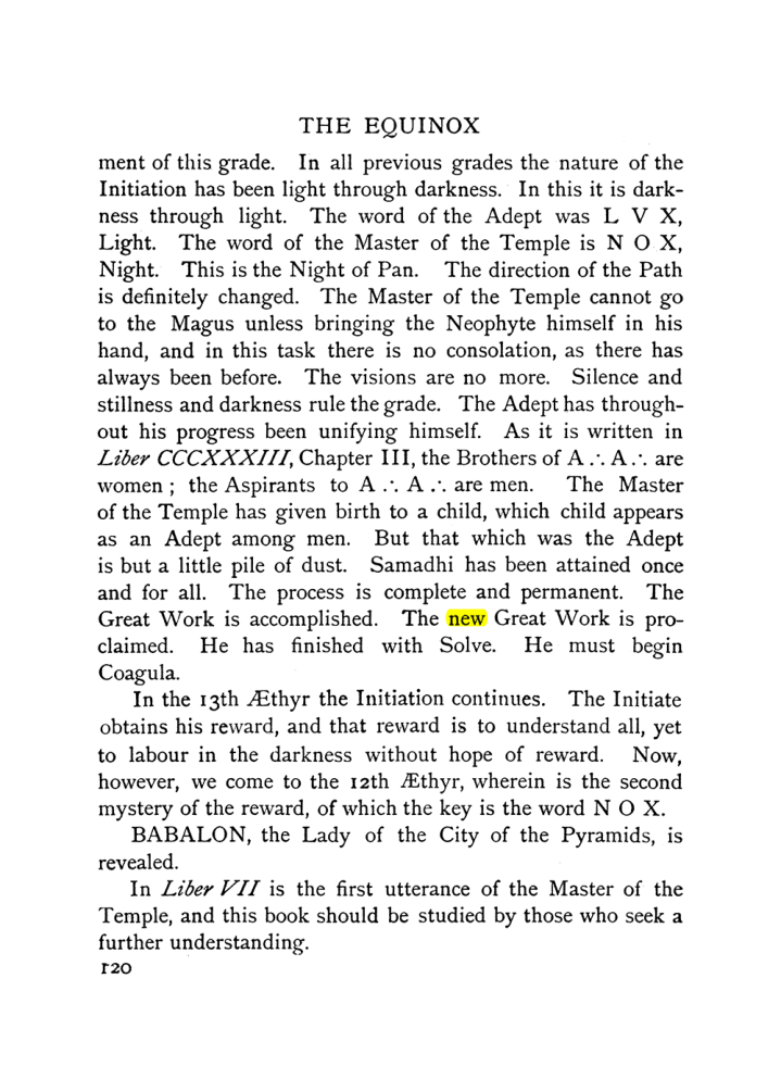 Original scan of The Equinox (Volume I, Number IX), PDF page 160
