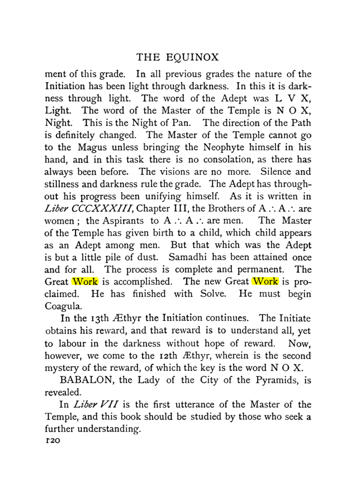 Original scan of The Equinox (Volume I, Number IX), PDF page 160
