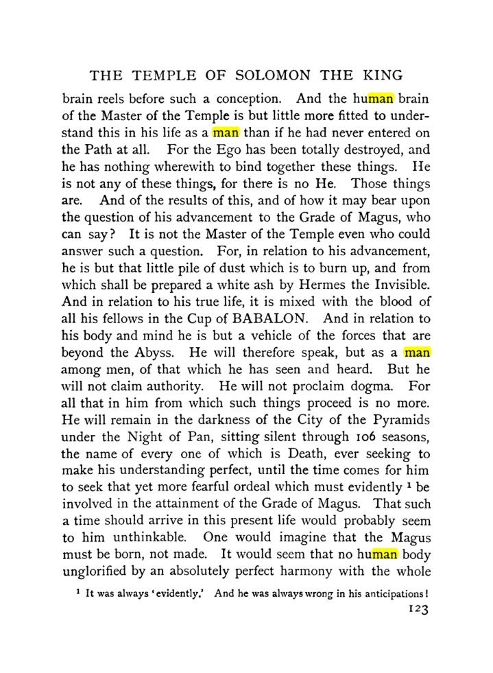 Original scan of The Equinox (Volume I, Number IX), PDF page 163