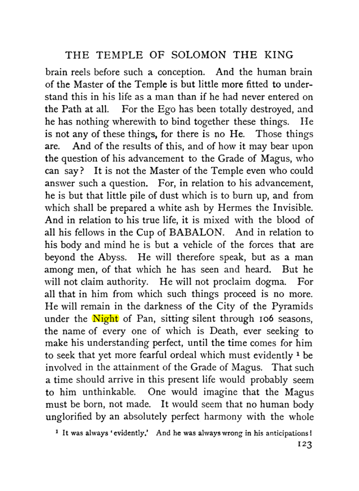 Original scan of The Equinox (Volume I, Number IX), PDF page 163