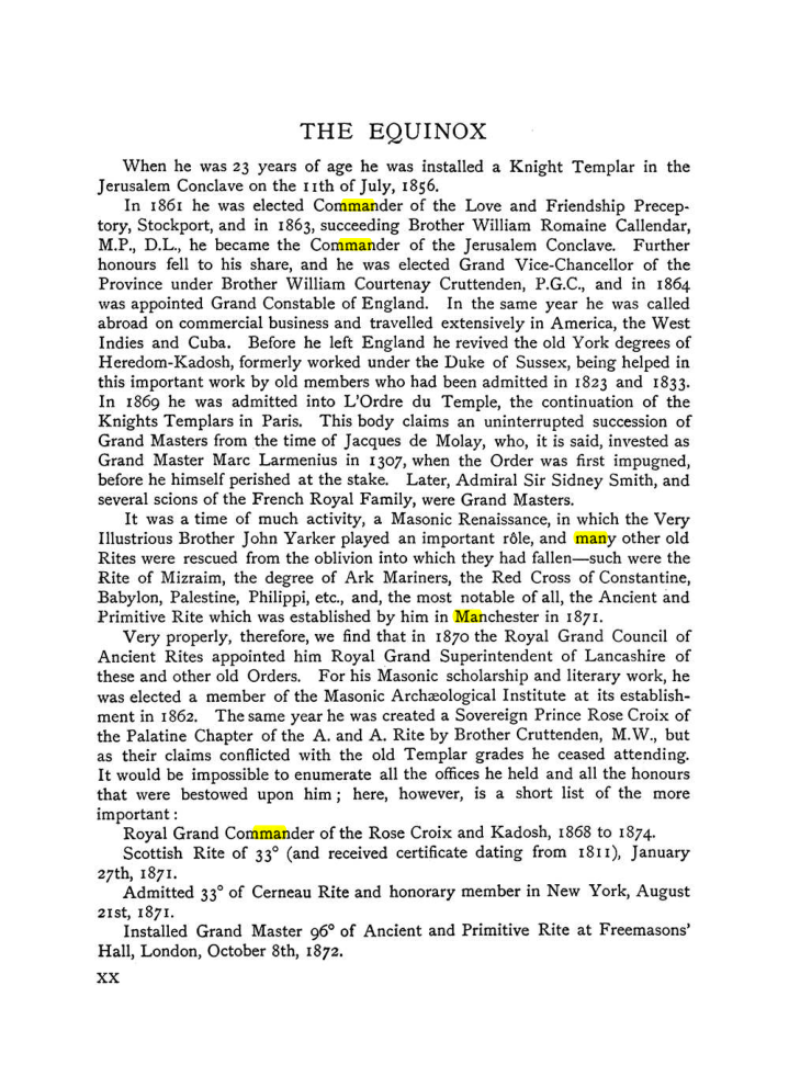 Original scan of The Equinox (Volume I, Number IX), PDF page 20