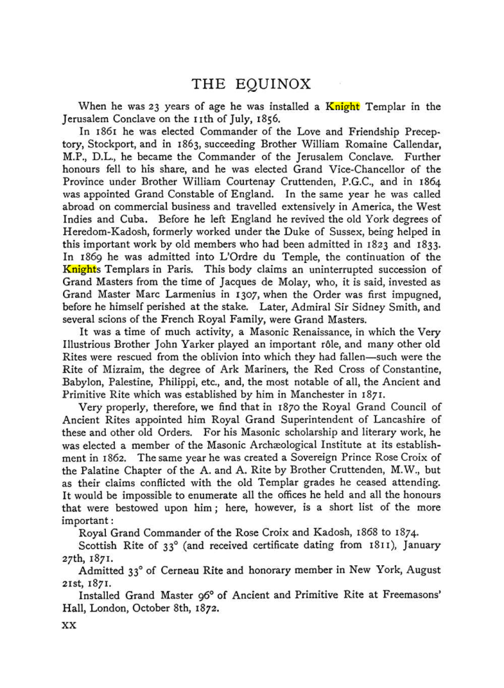 Original scan of The Equinox (Volume I, Number IX), PDF page 20