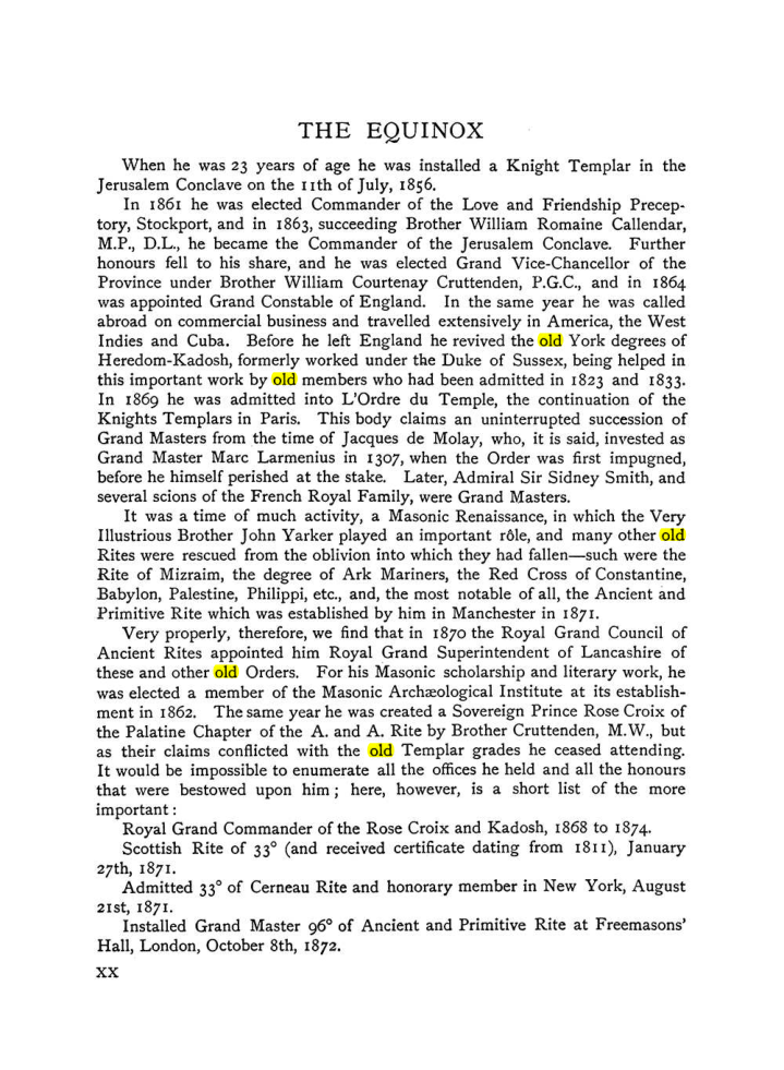 Original scan of The Equinox (Volume I, Number IX), PDF page 20