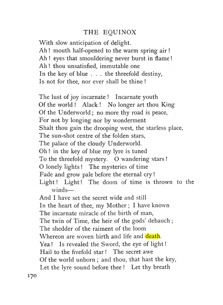 Original scan of The Equinox (Volume I, Number IX), PDF page 208