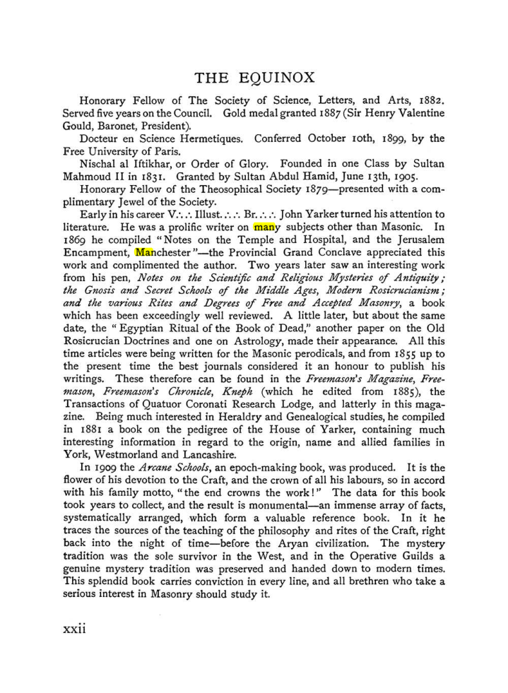 Original scan of The Equinox (Volume I, Number IX), PDF page 22