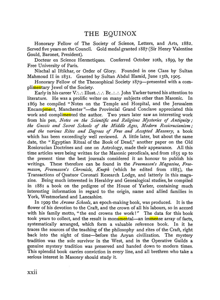 Original scan of The Equinox (Volume I, Number IX), PDF page 22
