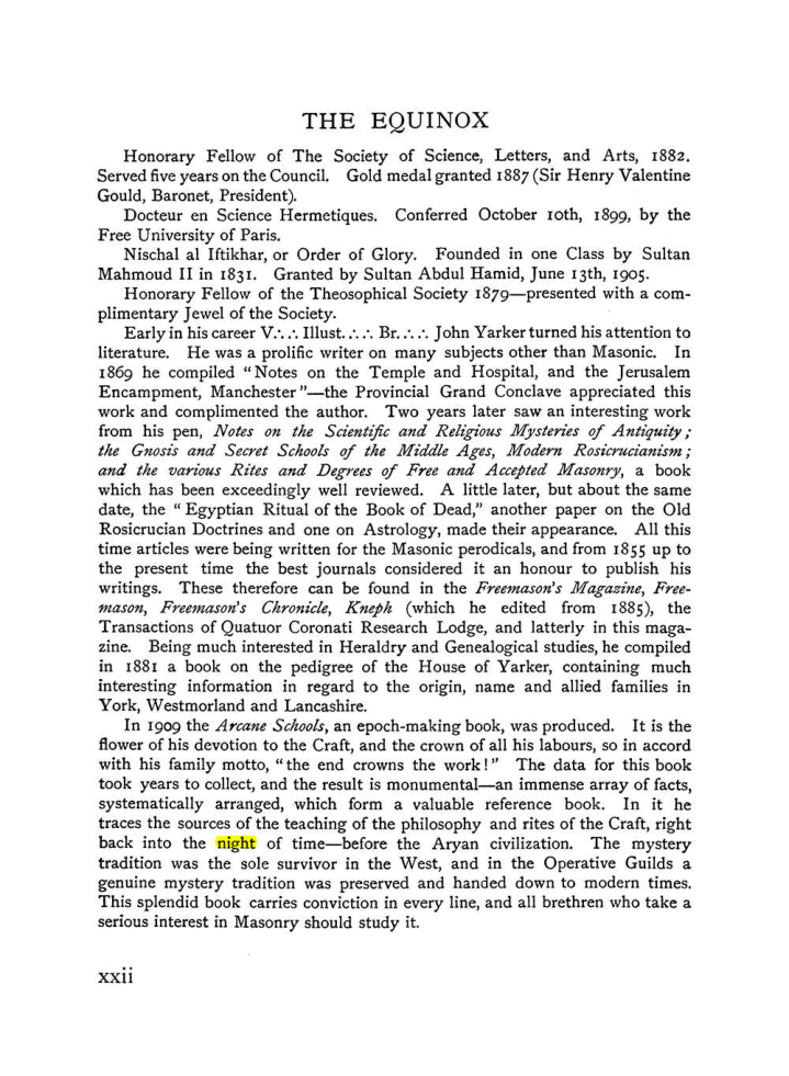 Original scan of The Equinox (Volume I, Number IX), PDF page 22