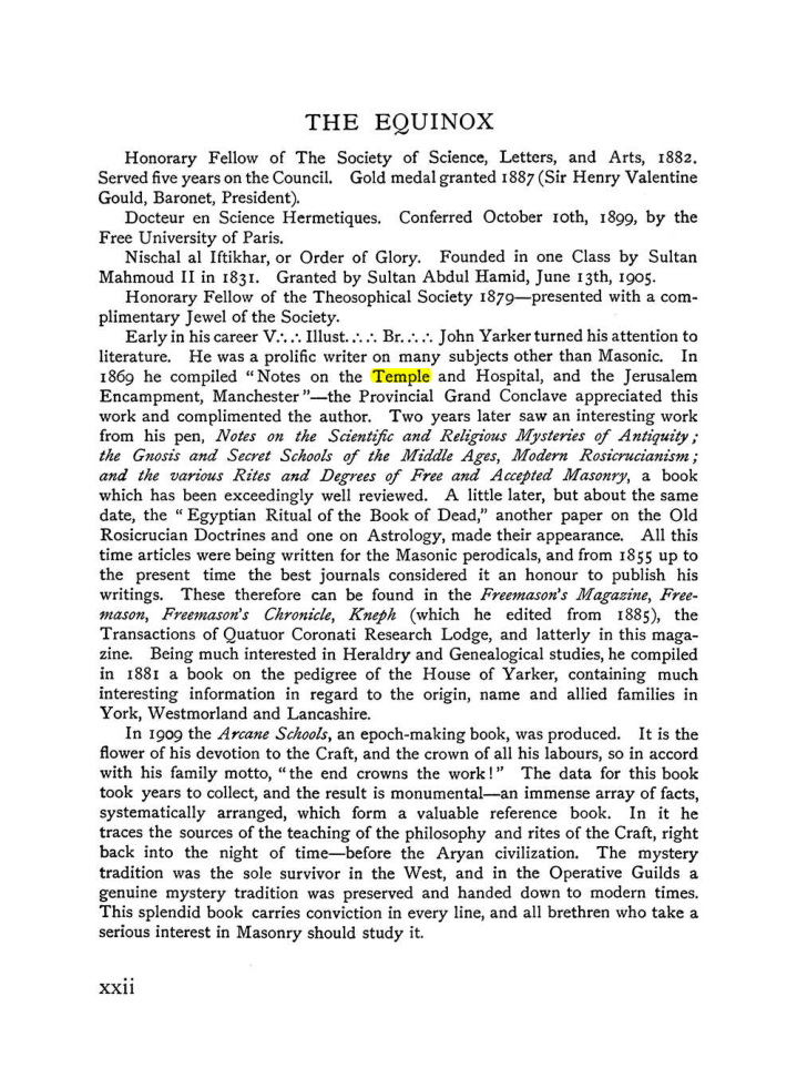Original scan of The Equinox (Volume I, Number IX), PDF page 22