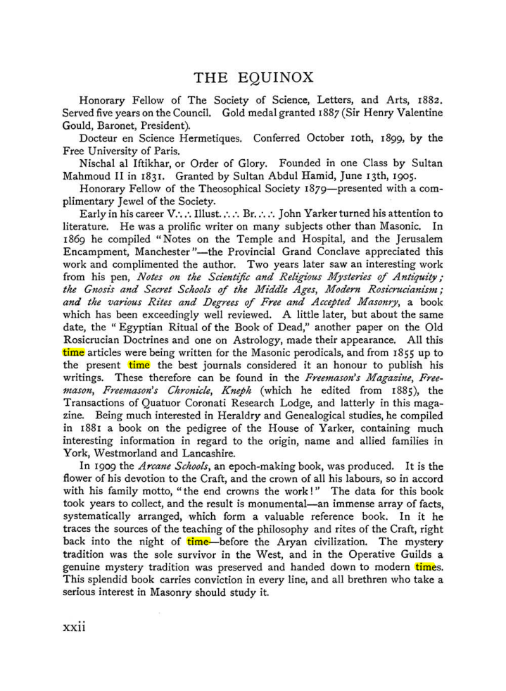 Original scan of The Equinox (Volume I, Number IX), PDF page 22