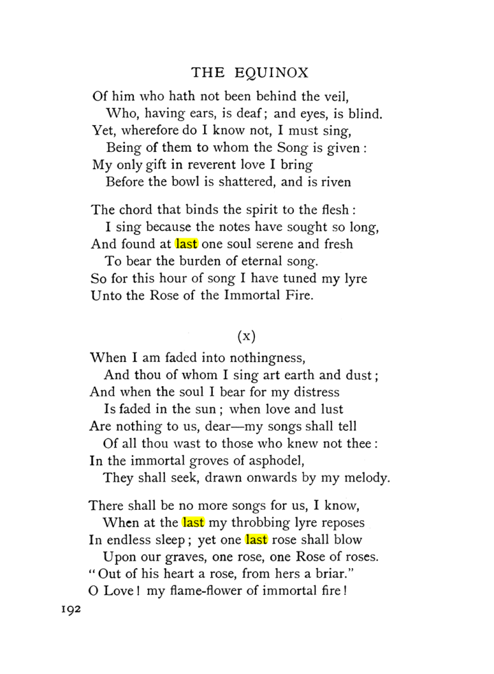 Original scan of The Equinox (Volume I, Number IX), PDF page 230