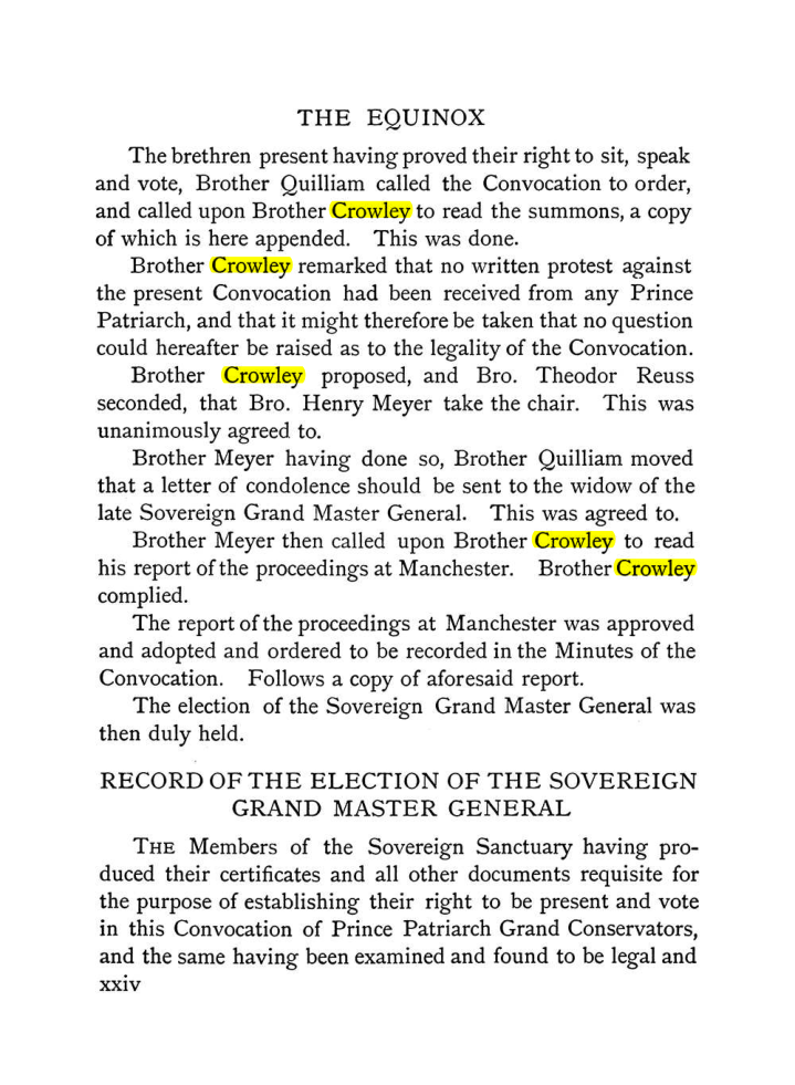 Original scan of The Equinox (Volume I, Number IX), PDF page 24