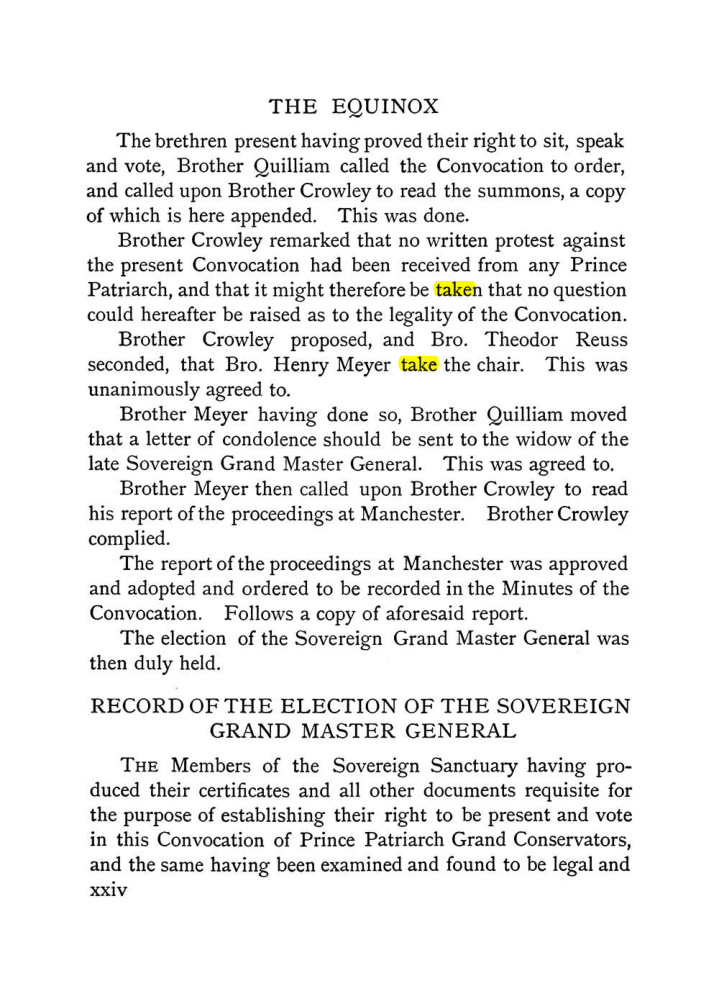 Original scan of The Equinox (Volume I, Number IX), PDF page 24