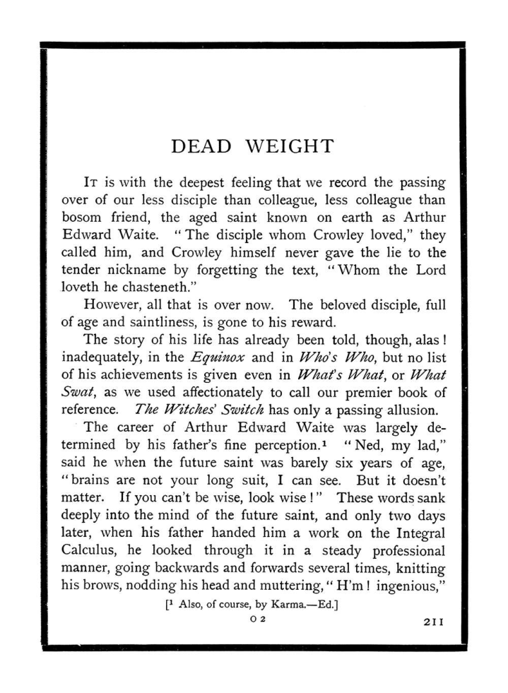 Original scan of The Equinox (Volume I, Number IX), PDF page 249