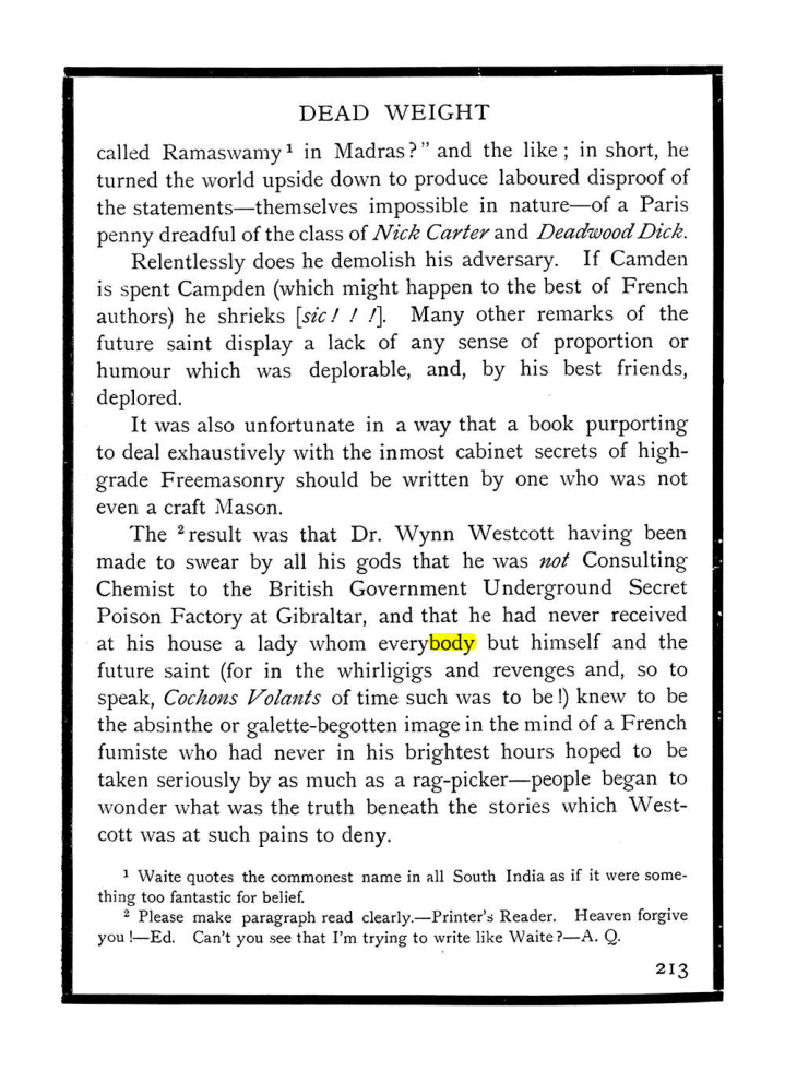 Original scan of The Equinox (Volume I, Number IX), PDF page 251