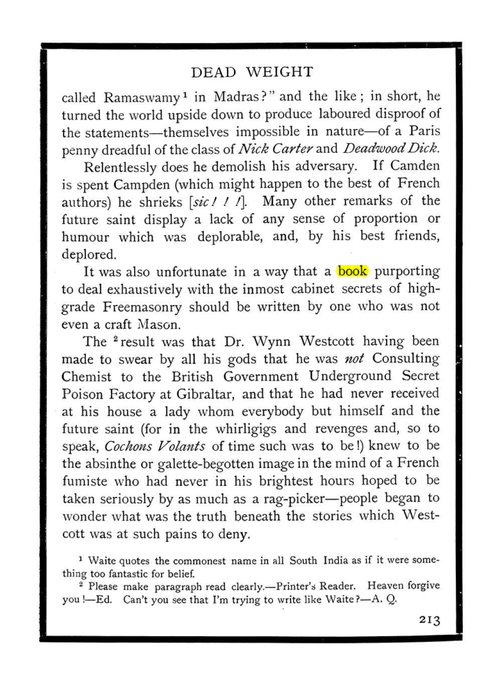 Original scan of The Equinox (Volume I, Number IX), PDF page 251