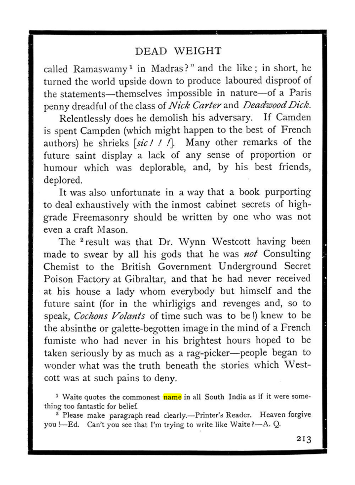 Original scan of The Equinox (Volume I, Number IX), PDF page 251