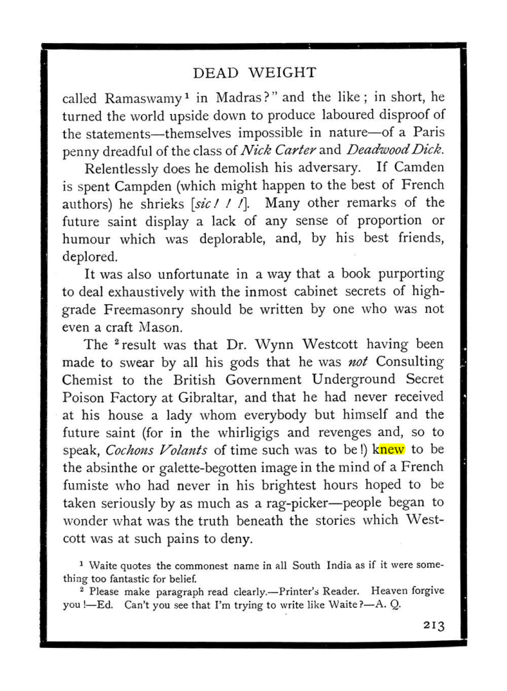 Original scan of The Equinox (Volume I, Number IX), PDF page 251