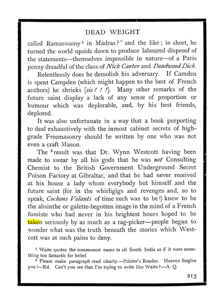 Original scan of The Equinox (Volume I, Number IX), PDF page 251