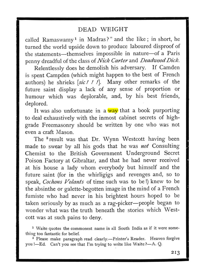Original scan of The Equinox (Volume I, Number IX), PDF page 251