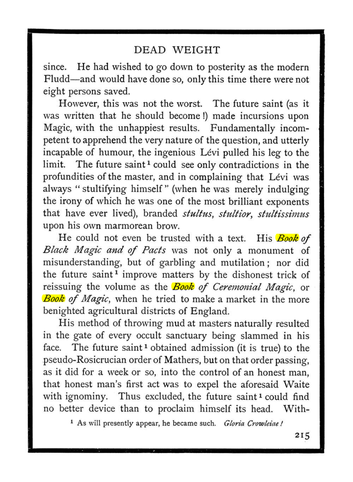 Original scan of The Equinox (Volume I, Number IX), PDF page 253