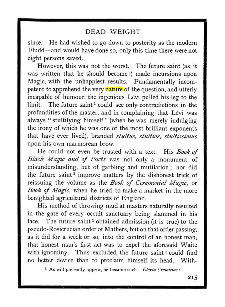 Original scan of The Equinox (Volume I, Number IX), PDF page 253