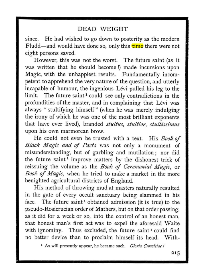 Original scan of The Equinox (Volume I, Number IX), PDF page 253