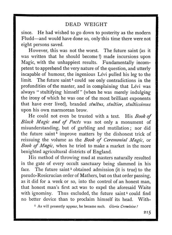 Original scan of The Equinox (Volume I, Number IX), PDF page 253