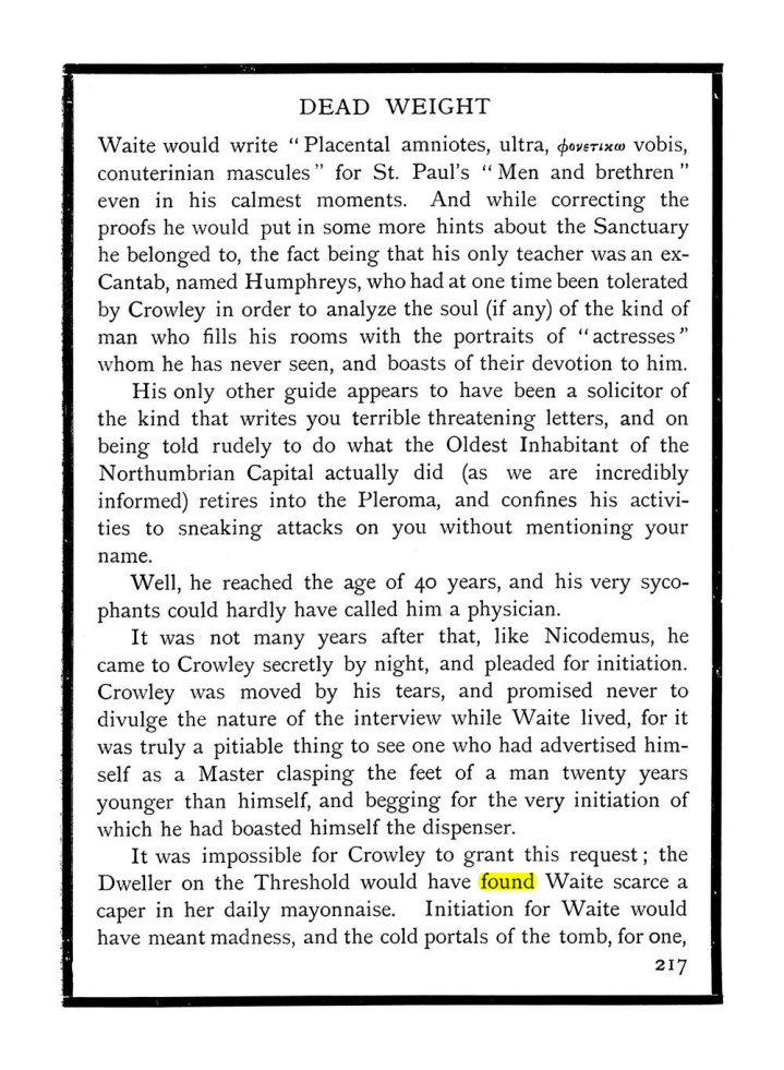 Original scan of The Equinox (Volume I, Number IX), PDF page 255