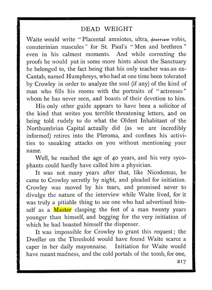 Original scan of The Equinox (Volume I, Number IX), PDF page 255