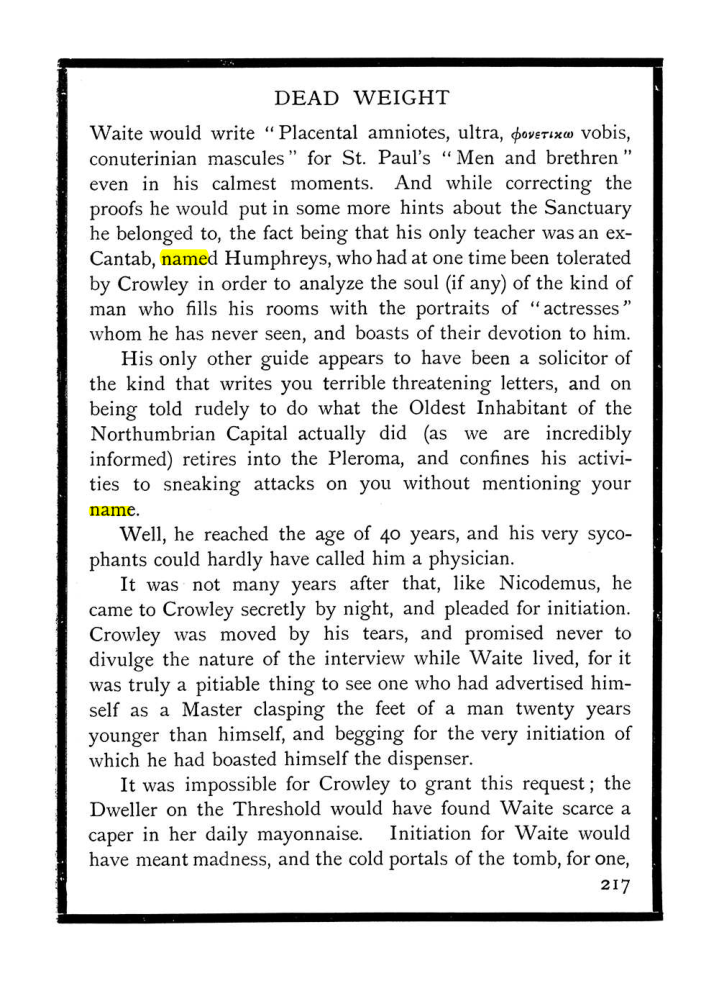 Original scan of The Equinox (Volume I, Number IX), PDF page 255