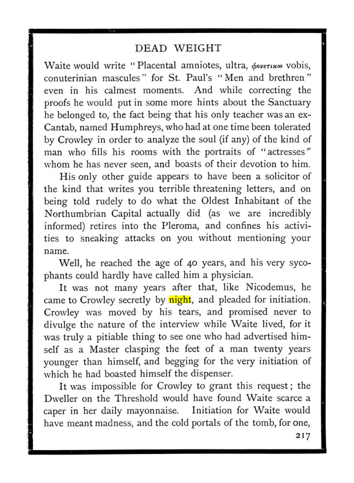 Original scan of The Equinox (Volume I, Number IX), PDF page 255