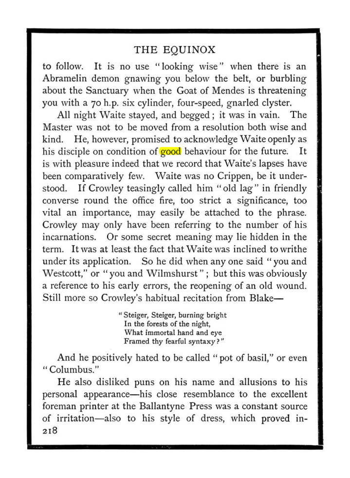 Original scan of The Equinox (Volume I, Number IX), PDF page 256