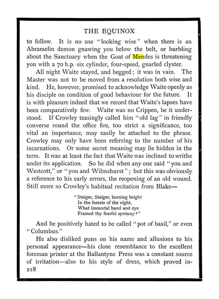Original scan of The Equinox (Volume I, Number IX), PDF page 256
