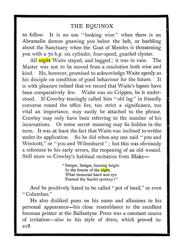 Original scan of The Equinox (Volume I, Number IX), PDF page 256
