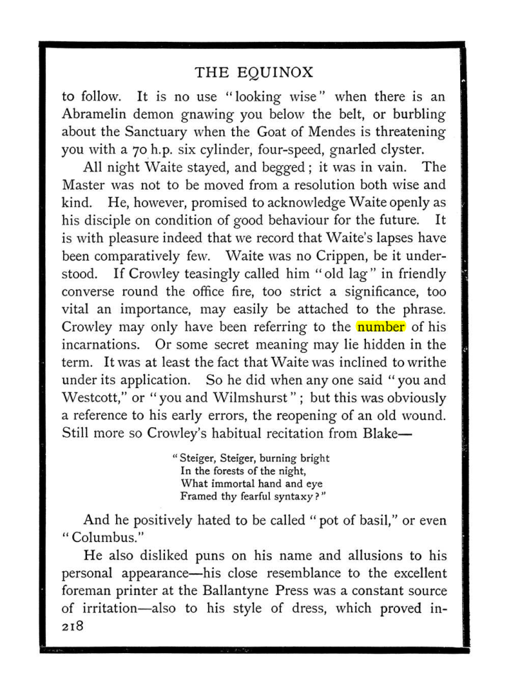 Original scan of The Equinox (Volume I, Number IX), PDF page 256