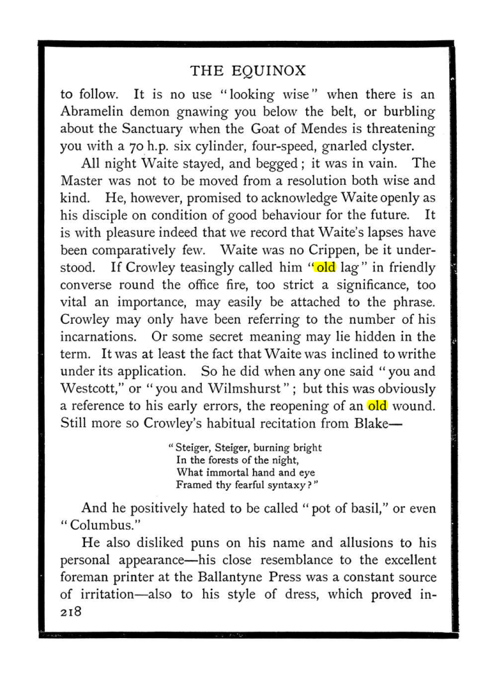 Original scan of The Equinox (Volume I, Number IX), PDF page 256