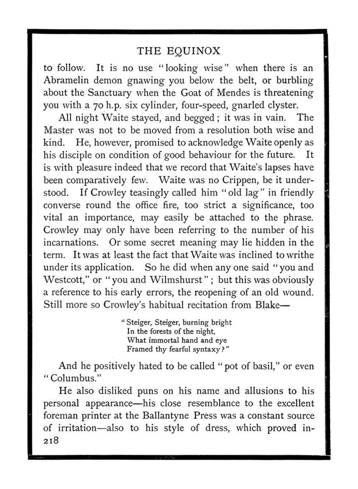 Original scan of The Equinox (Volume I, Number IX), PDF page 256
