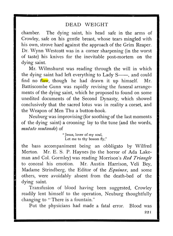 Original scan of The Equinox (Volume I, Number IX), PDF page 259