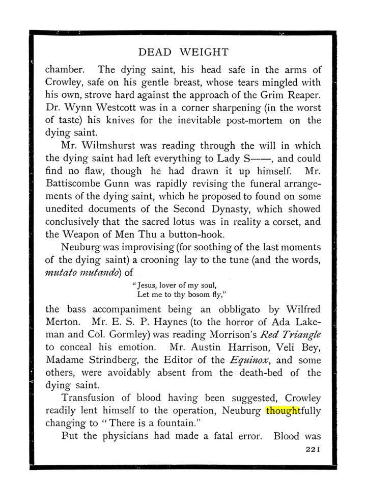 Original scan of The Equinox (Volume I, Number IX), PDF page 259