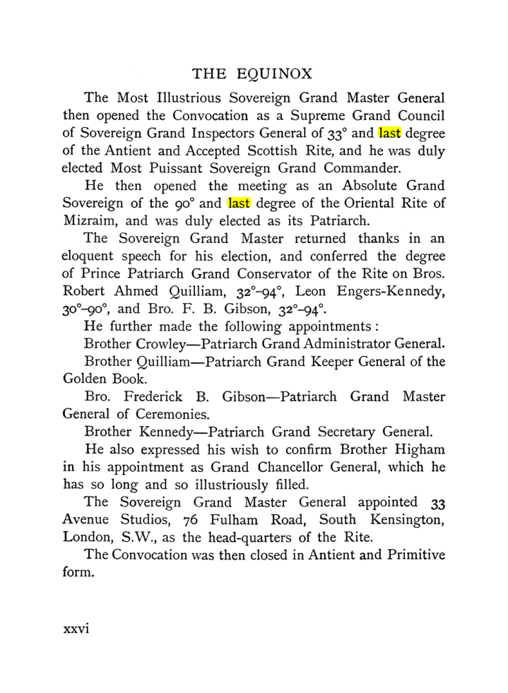 Original scan of The Equinox (Volume I, Number IX), PDF page 26