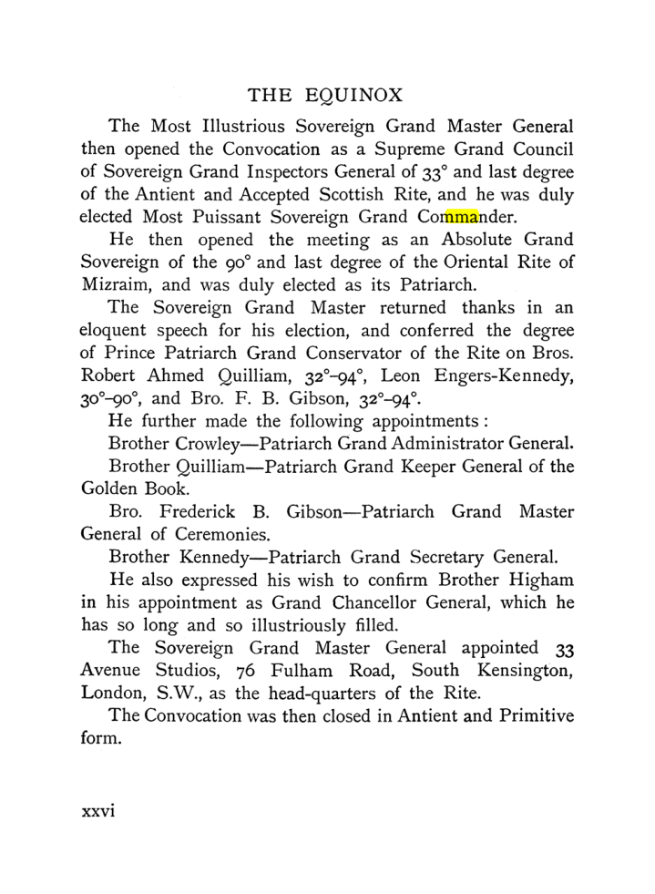 Original scan of The Equinox (Volume I, Number IX), PDF page 26