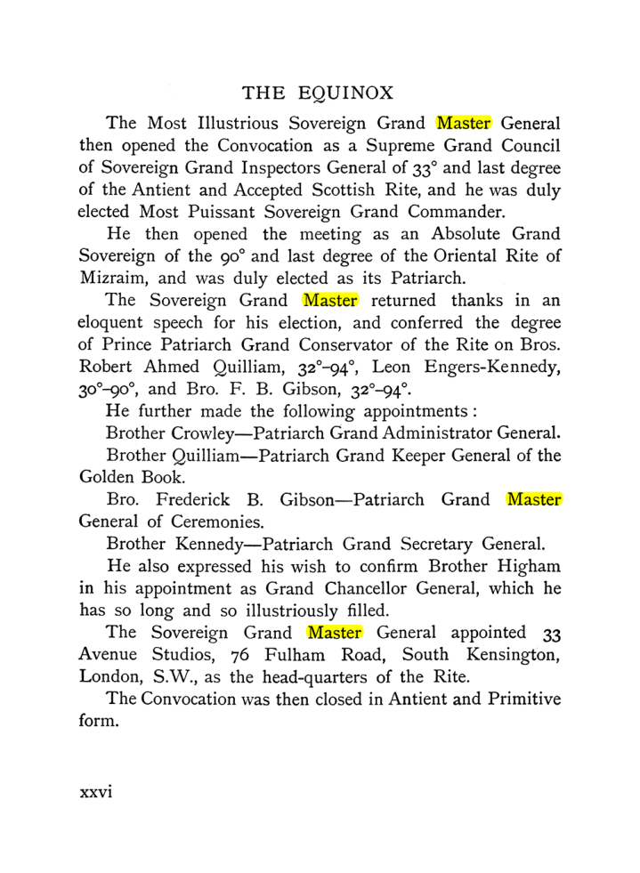 Original scan of The Equinox (Volume I, Number IX), PDF page 26