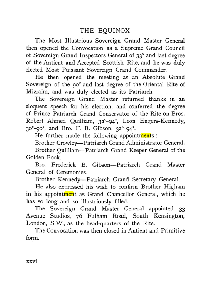 Original scan of The Equinox (Volume I, Number IX), PDF page 26