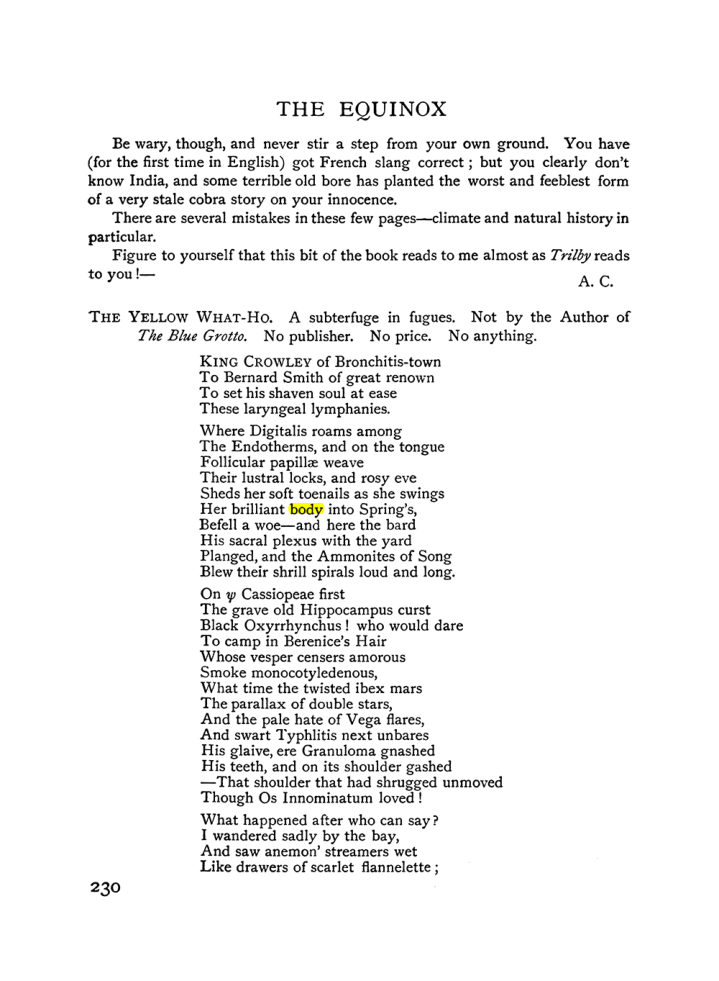 Original scan of The Equinox (Volume I, Number IX), PDF page 268