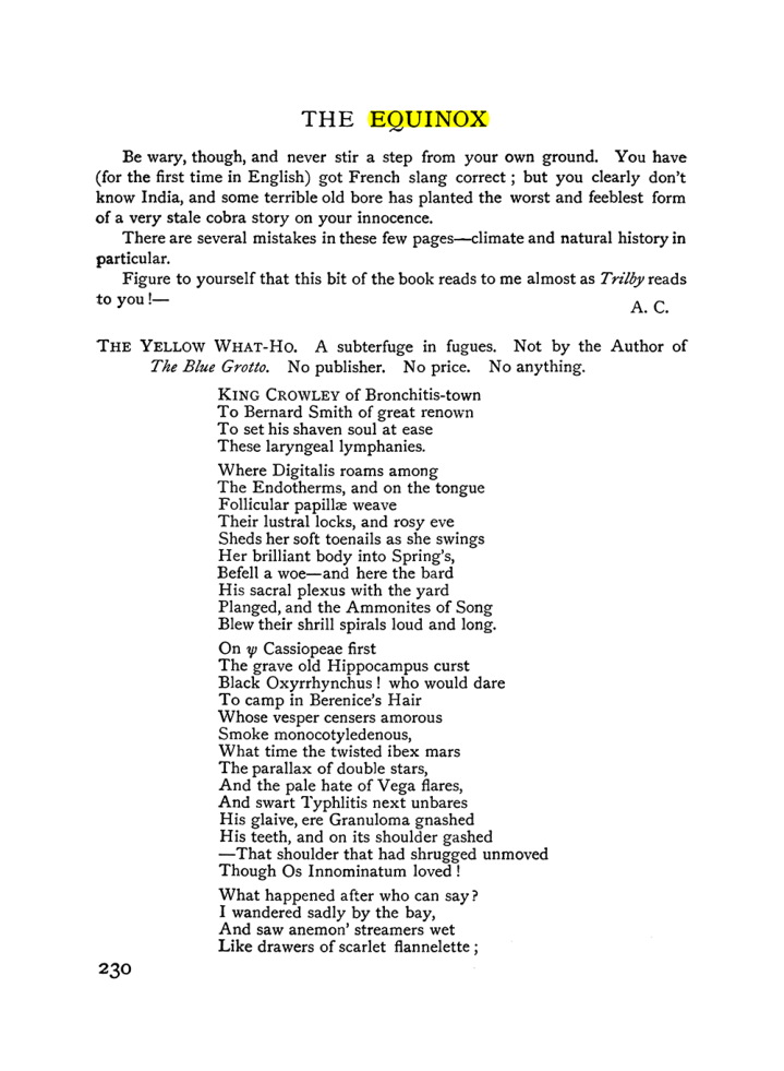 Original scan of The Equinox (Volume I, Number IX), PDF page 268