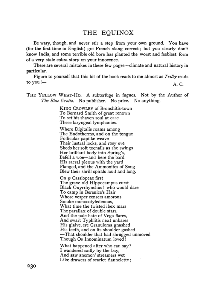 Original scan of The Equinox (Volume I, Number IX), PDF page 268