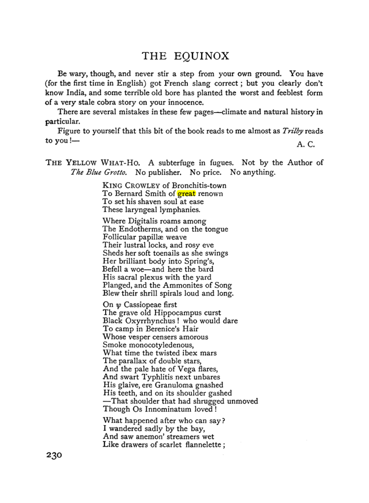 Original scan of The Equinox (Volume I, Number IX), PDF page 268
